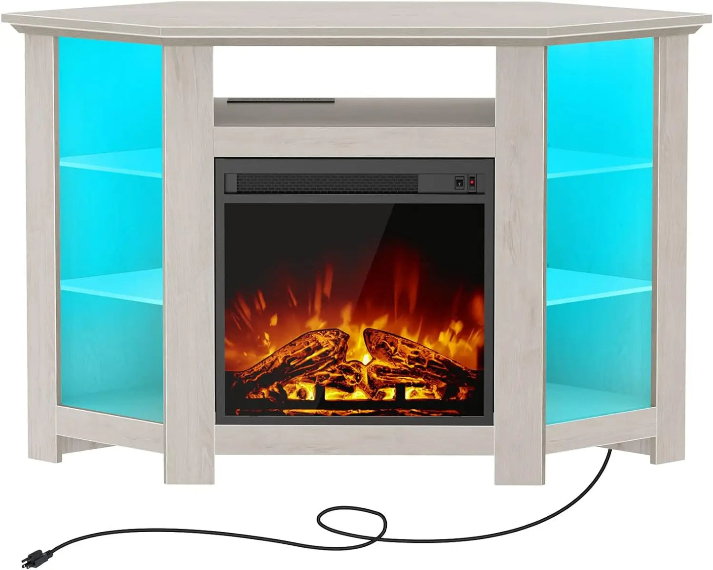 47 Inch TV Stand with Fireplace