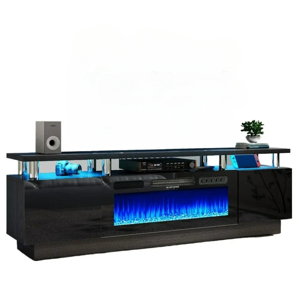 70" Fireplace TV Console Cabinet