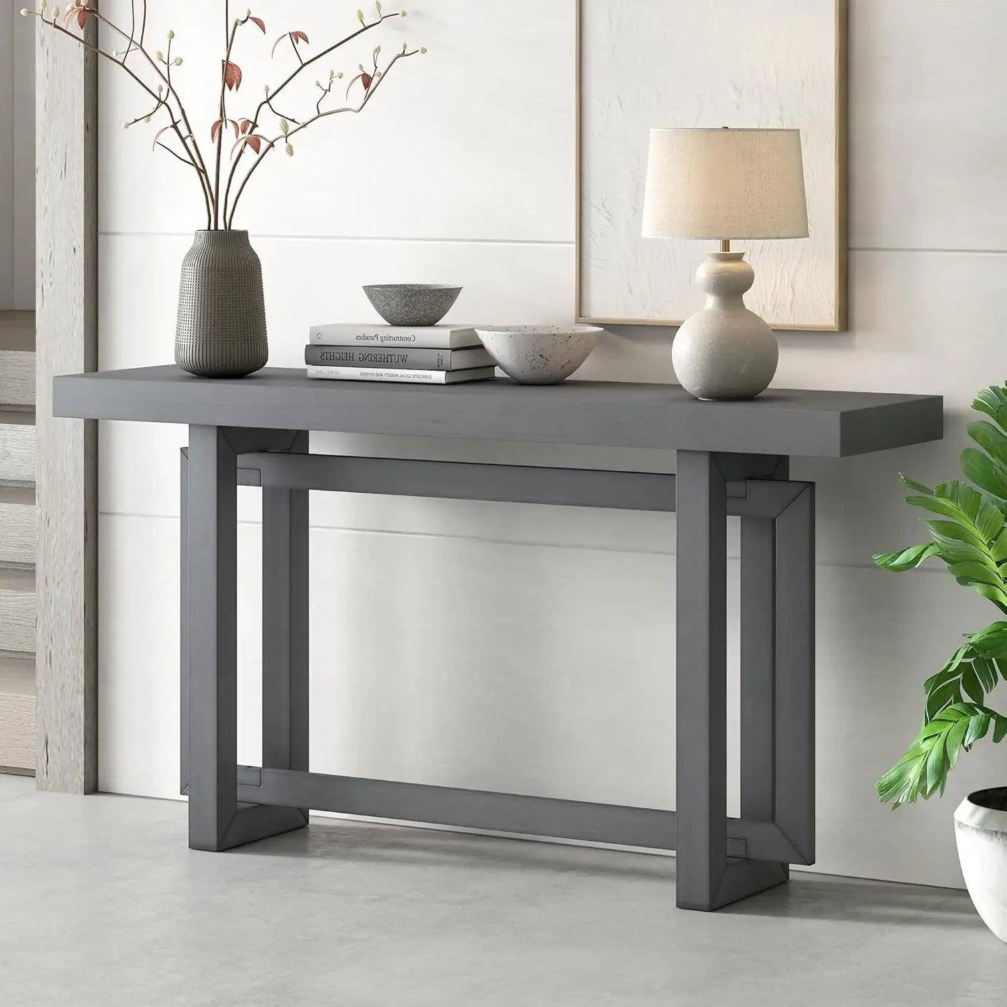 Contemporary 59.1 inch Extra Long Sofa Table