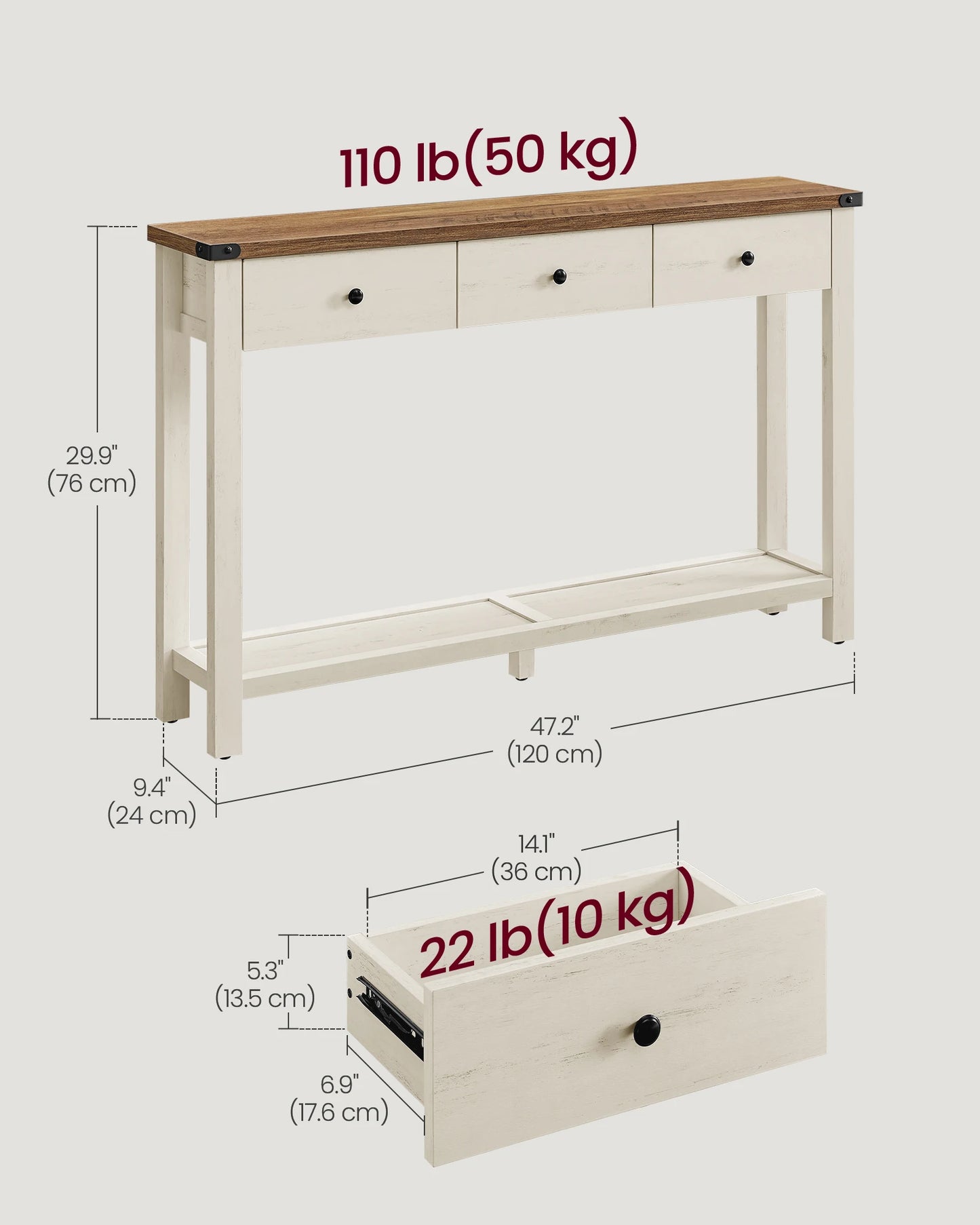 Narrow Entryway Table