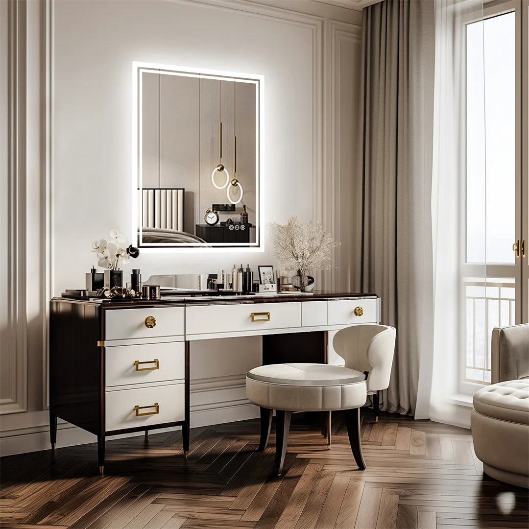 Bathroom Mirror Frameless Dimmable Defog