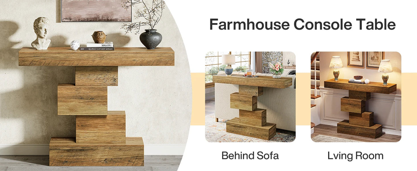 Tribesigns 42.5" Farmhouse Console