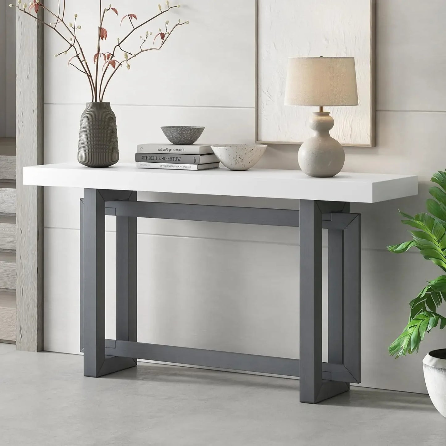 Contemporary 59.1 inch Extra Long Sofa Table