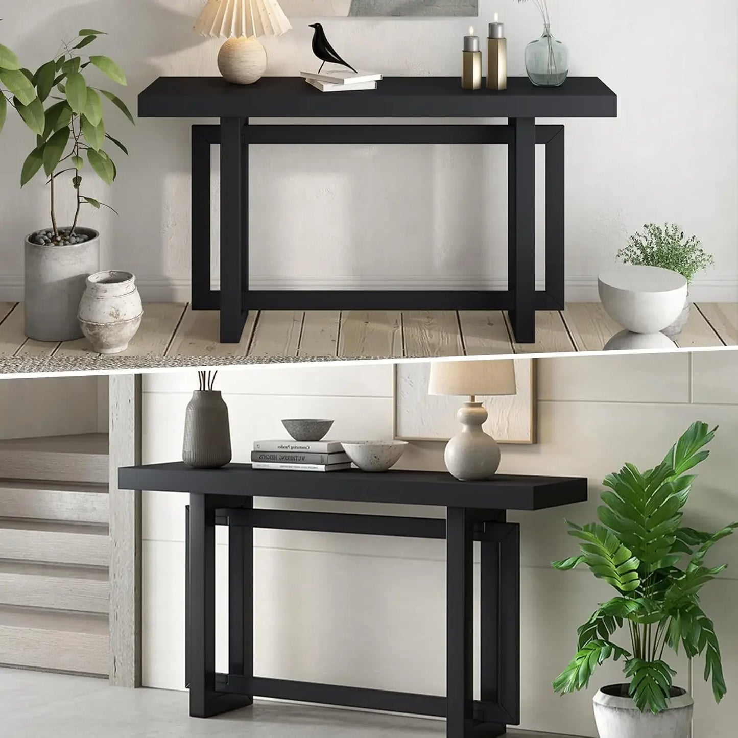 Contemporary 59.1 inch Extra Long Sofa Table