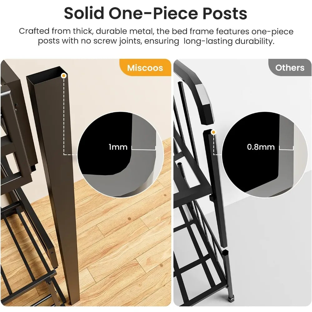 Twin Size Metal Frame with Ladder