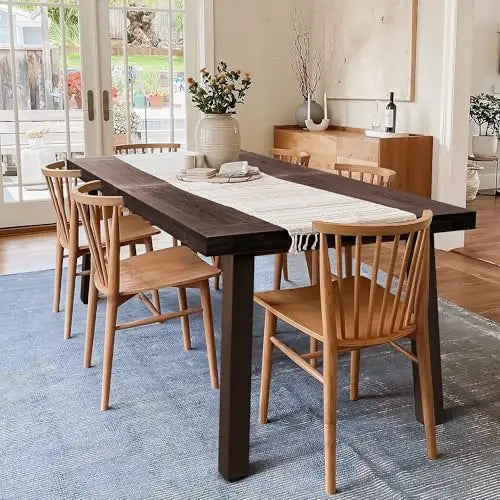 Wood Dining 6 Person Indoor Outdoor