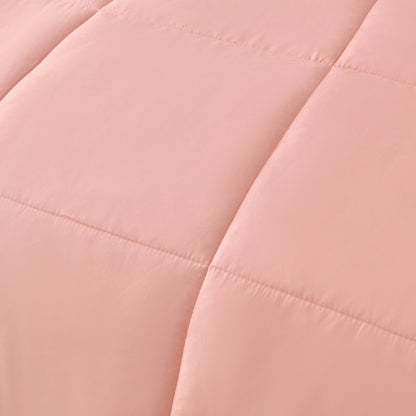 7 Pieces Comforters Queen Size Bed All Season Bedding Sets Bed in a Bag with Comforter, Sheets, Pillowcases & Shams, Pink