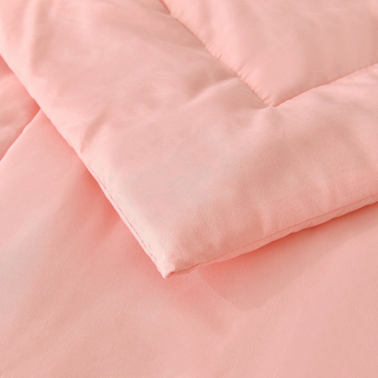 7 Pieces Comforters Queen Size Bed All Season Bedding Sets Bed in a Bag with Comforter, Sheets, Pillowcases & Shams, Pink