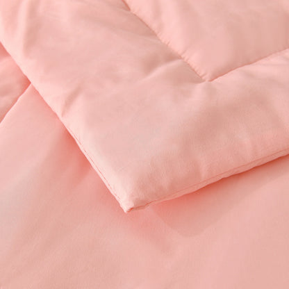 7 Pieces Comforters Queen Size Bed All Season Bedding Sets Bed in a Bag with Comforter, Sheets, Pillowcases & Shams, Pink
