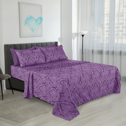 Soft Microfiber, Wrinkle-Free, Luxurious Printed Bed Sheets