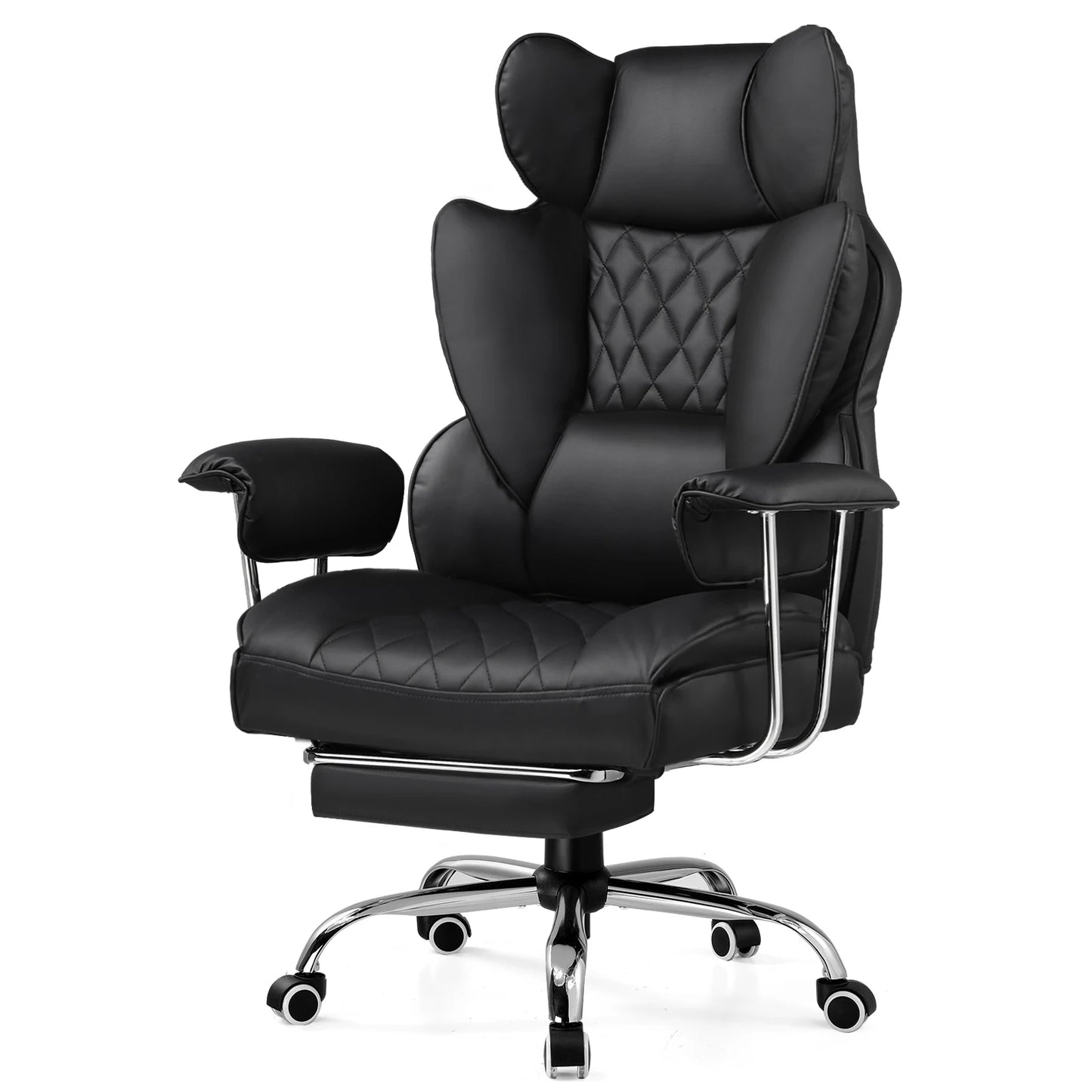 Big and Tall Spring Lumbar Support, Ergonomic Office Chair