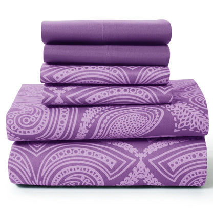 Soft Microfiber, Wrinkle-Free, Luxurious Printed Bed Sheets