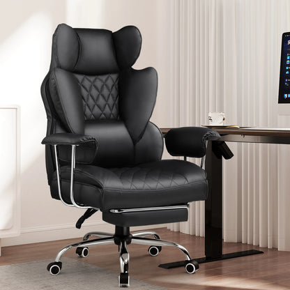 Big and Tall Spring Lumbar Support, Ergonomic Office Chair