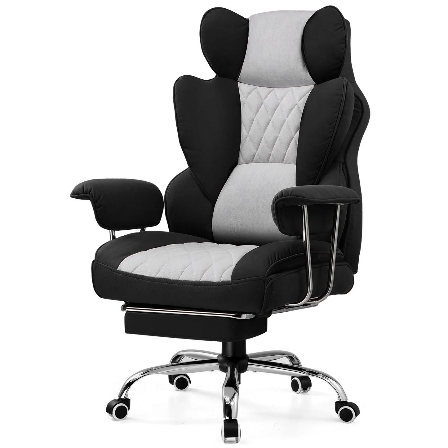 Big and Tall Spring Lumbar Support, Ergonomic Office Chair
