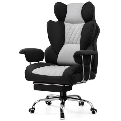 Big and Tall Spring Lumbar Support, Ergonomic Office Chair