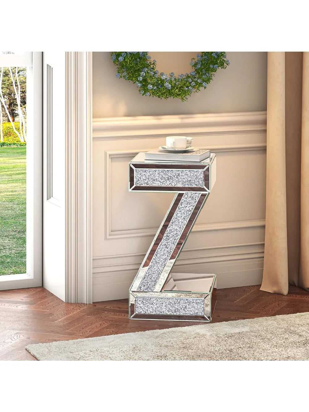 Glass Decorative Side Table for Living Room