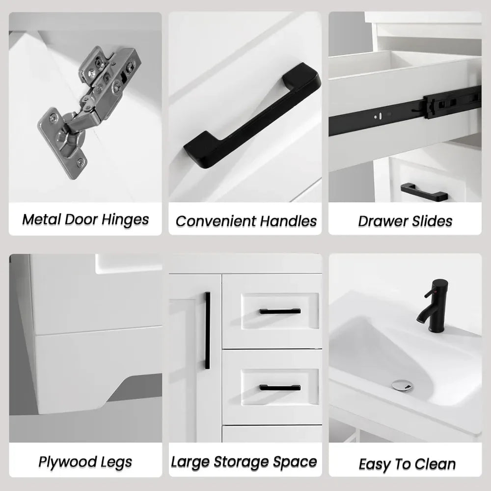 Bathroom Vanity with Sink,Undermount Ceramic Sink