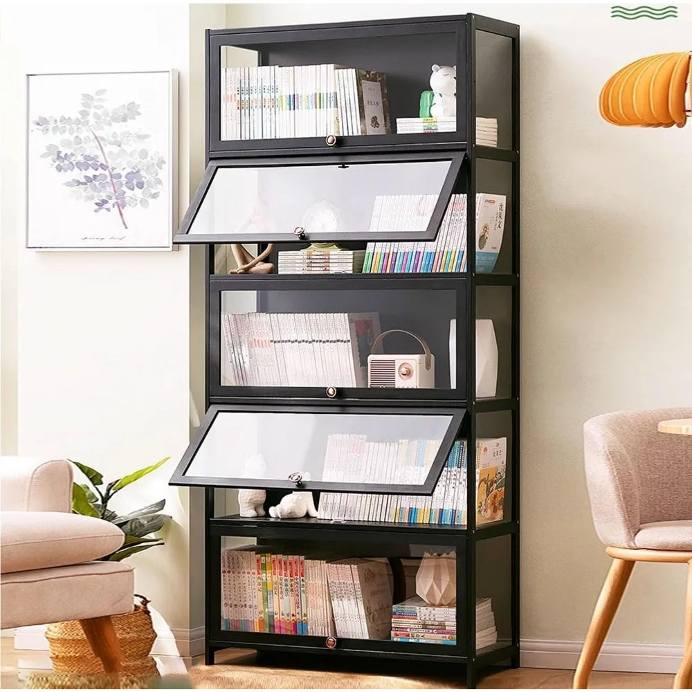 Tall Storage Cabinet with Adjustable Shelves