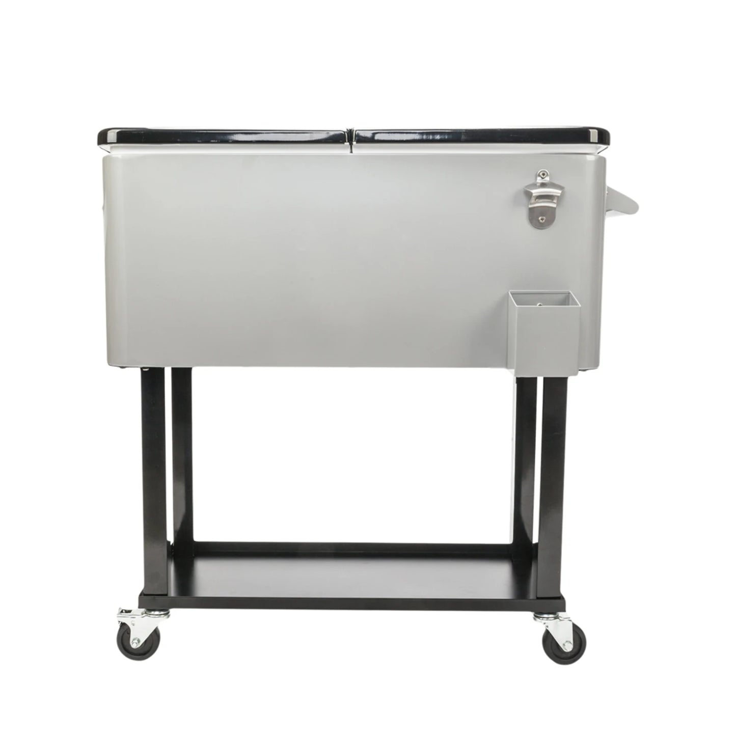 80QT Classic Fashion Iron Cooler with Shelf for Outdoor