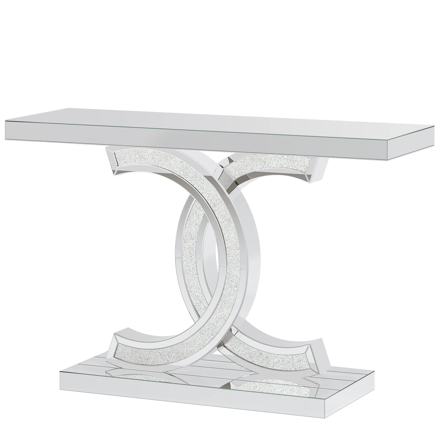 39-Inch Console Faux Marble Narrow Wood Entrance table