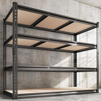 4 Tier Storage Shelves Load 2000LBS