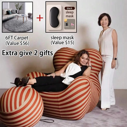 Leisure Living Room Balcony Creative Single armrest Couch Lounge Chairs