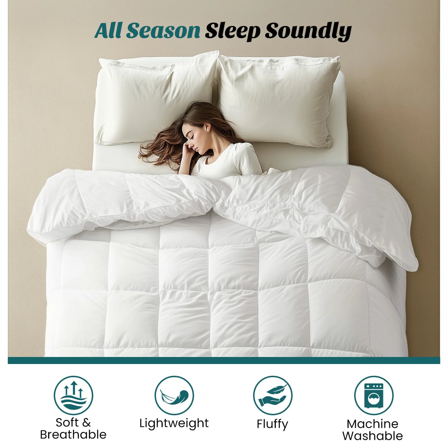 All Season Blanket Easy To Wash Bedding 102" x 90" For Bedroom ﻿