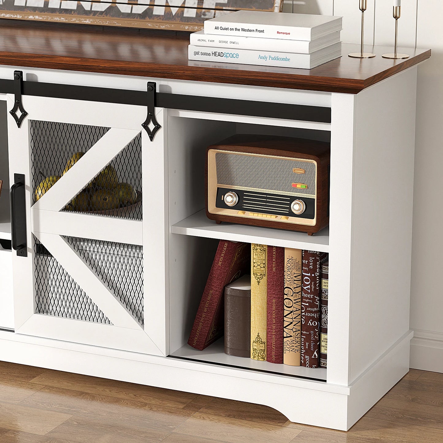 Modern  Entertainment Center TV Stand for TVs up to 60’’