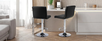 Set of 2,Upholstered Counter Height Bar Stools.