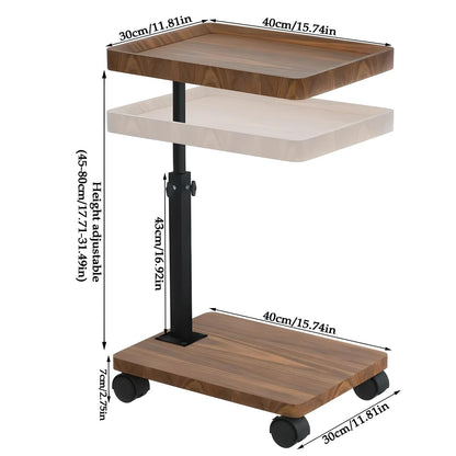 Mobile Coffee Table Simple Small Square Table