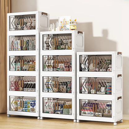 Foldable Organization 4 Tier Stackable Storage Bins