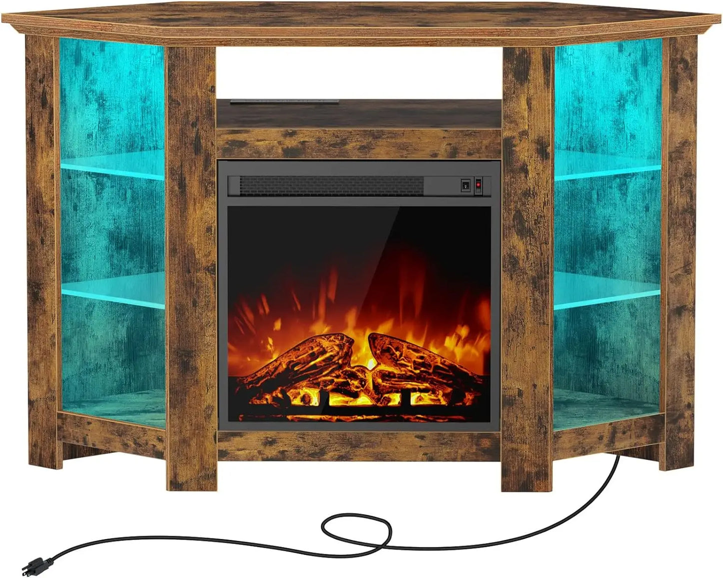47 Inch TV Stand with Fireplace