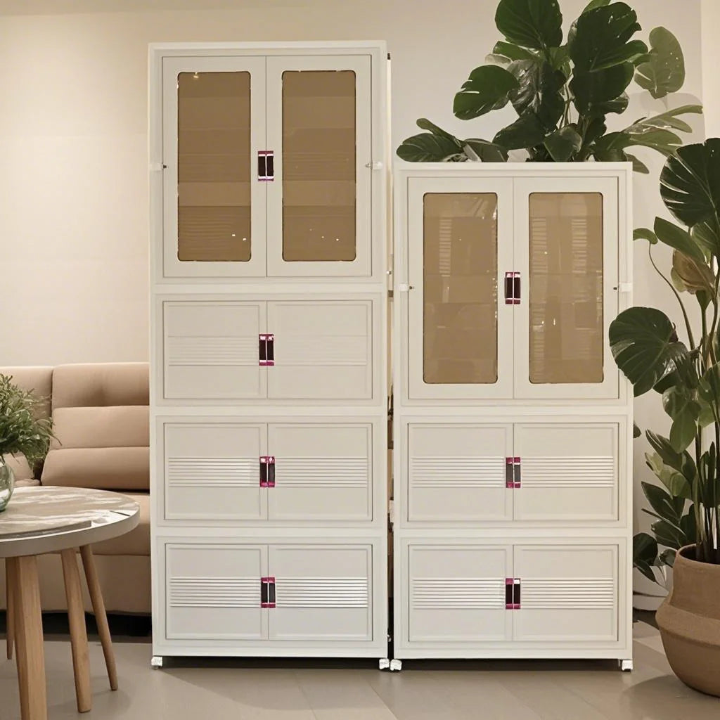 Storage artifact! Folding multi-layer storage wardrobe