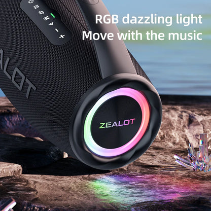 portable RGB 80W high power bluetooth speaker