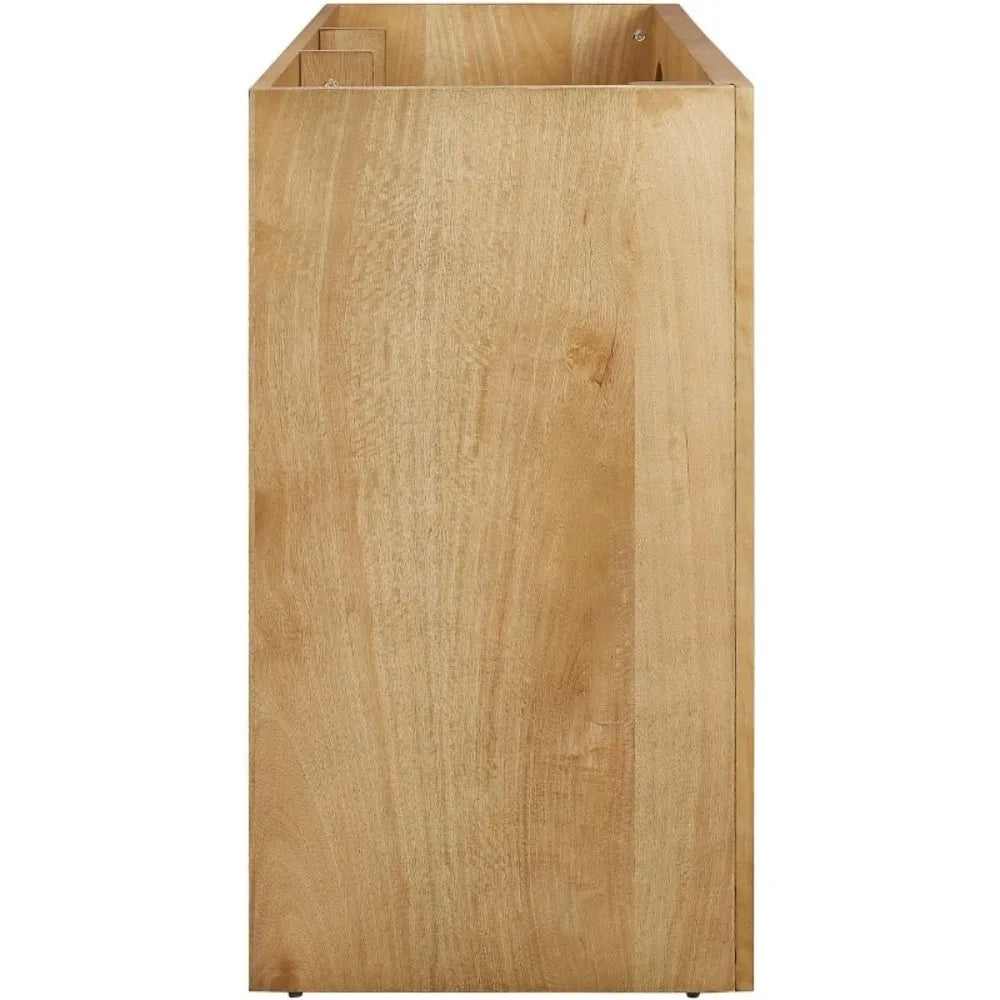 48" Bathroom Vanity Cabinet (Sink Basin Not Included), Oak