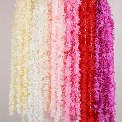 10 Pcs Artificial Cherry Blossom Flowers Vine