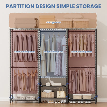 Clothes Rack Storage Organizer