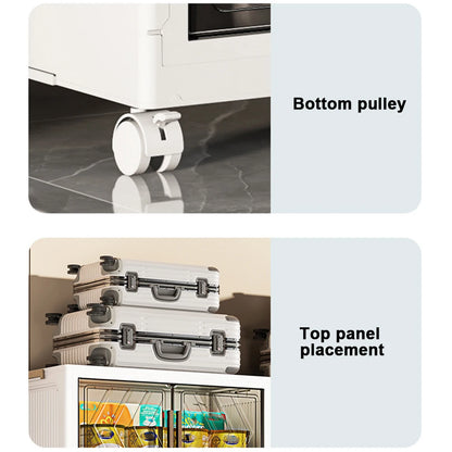 Foldable Organization 4 Tier Stackable Storage Bins