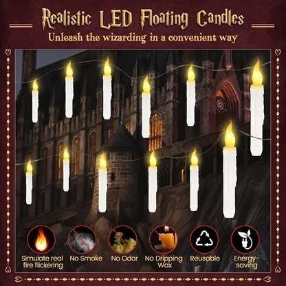Remote Battery Operated Floating Candles Magic Wand