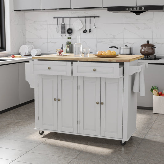 Rolling-Movable Kitchen Island Carts on Wheels