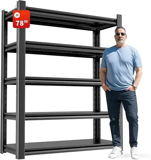 5-Tier Heavy Duty Adjustable Utility Shelves