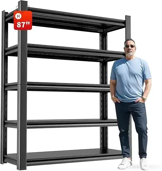 5-Tier Heavy Duty Adjustable Utility Shelves