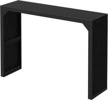 46" Solid Wood Console Table Behind Couch,