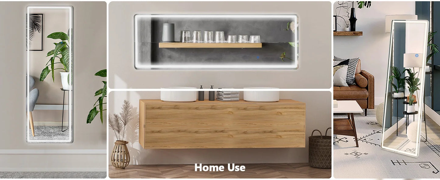 64"x21" Full Length Mirror Standing Hanging or Wall-Mounted