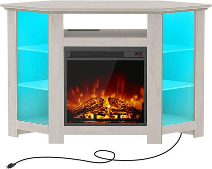 47 Inch TV Stand with Fireplace