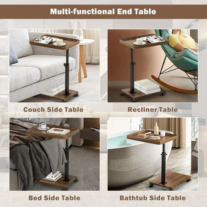Mobile Coffee Table Simple Small Square Table