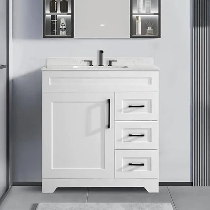 Bathroom Vanity with Sink,Undermount Ceramic Sink