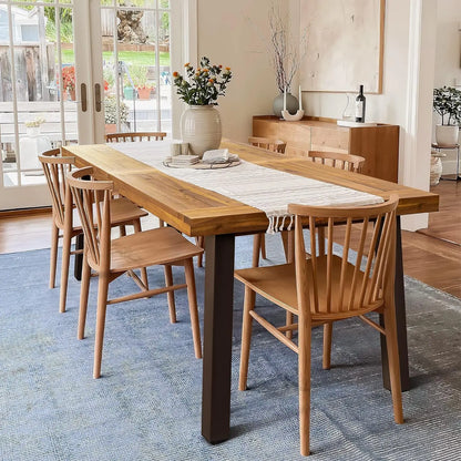 Wood Dining 6 Person Indoor Outdoor