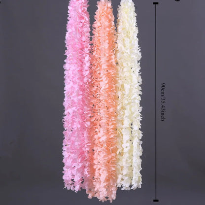 10 Pcs Artificial Cherry Blossom Flowers Vine