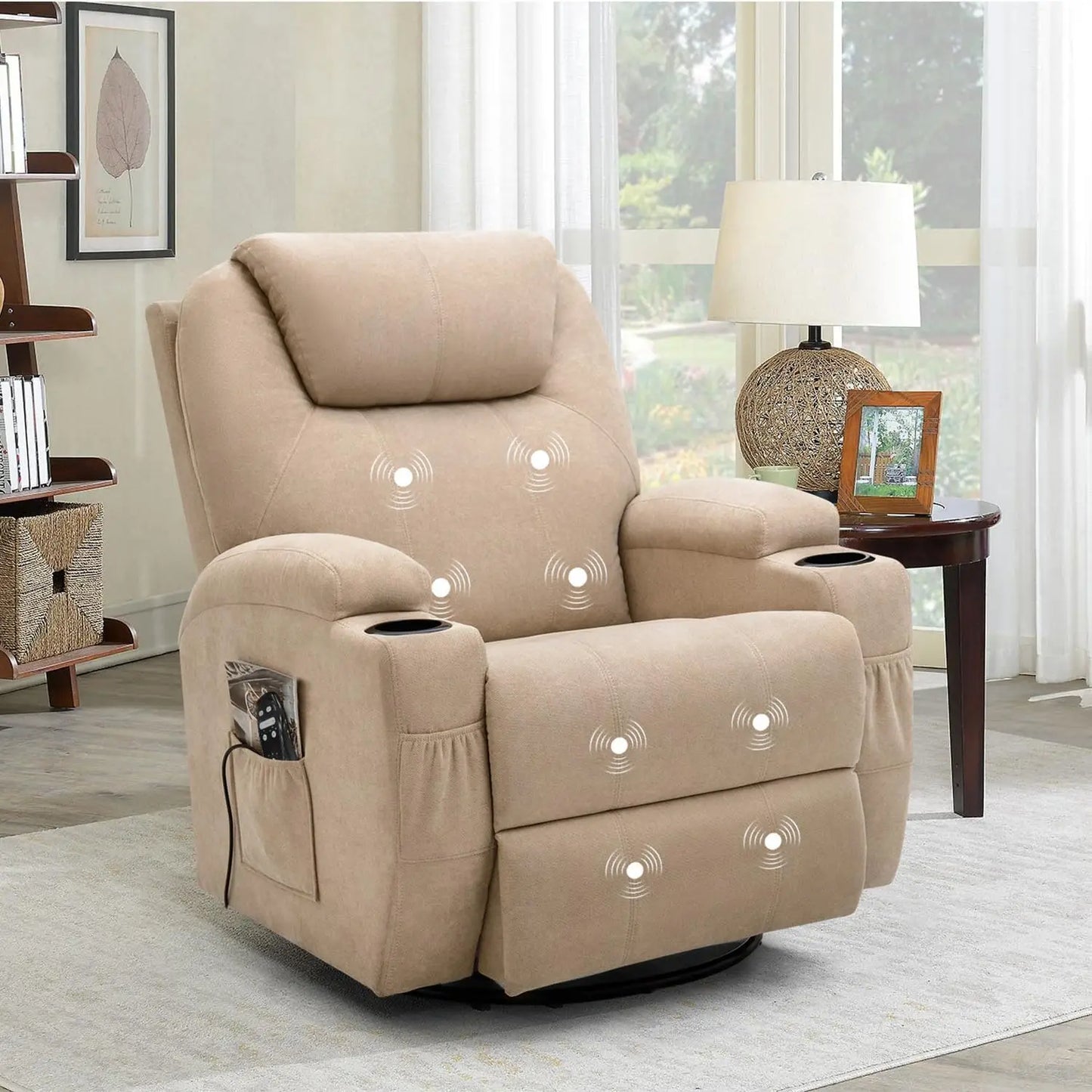 Recliner Chair with Massage Ergonomic Lounge Chair